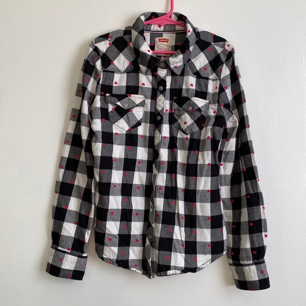 Levi’s kids size M 10-12 years button down shirt